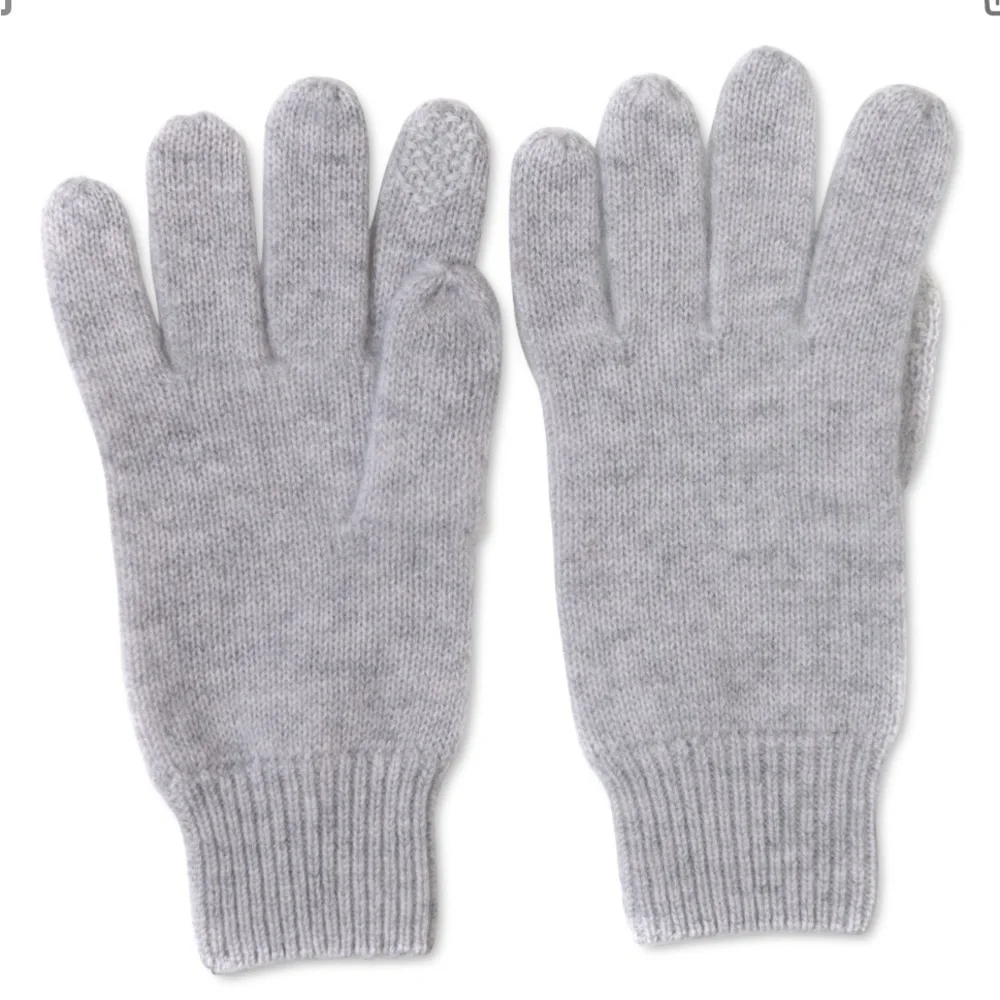 Charter Club Women's Cashmere Touch Gloves, Created for Macy's gray winter fall